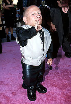 Verne Troyer (Mini Me), at the Los Angeles premiere for Austin Powers: The Spy Who Shagged Me Photo by Jeff Vespa/Wireimage.com