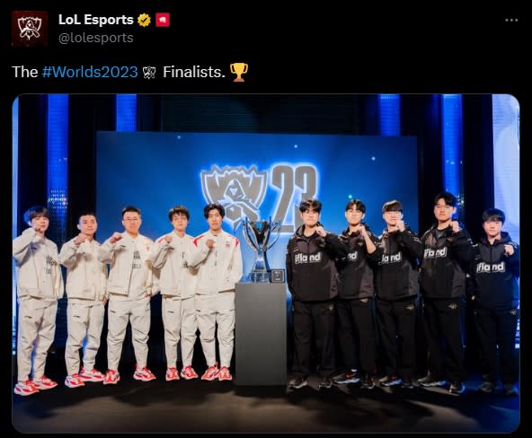 Los finalistas de Worlds 2023, campeonato mundial de League of Legends