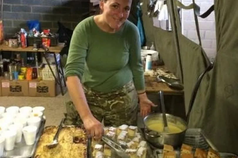 Emma found a talent for baking while in the Army reserves