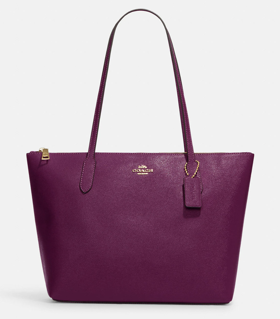 Zip Top Tote (Photo via Coach Outlet)