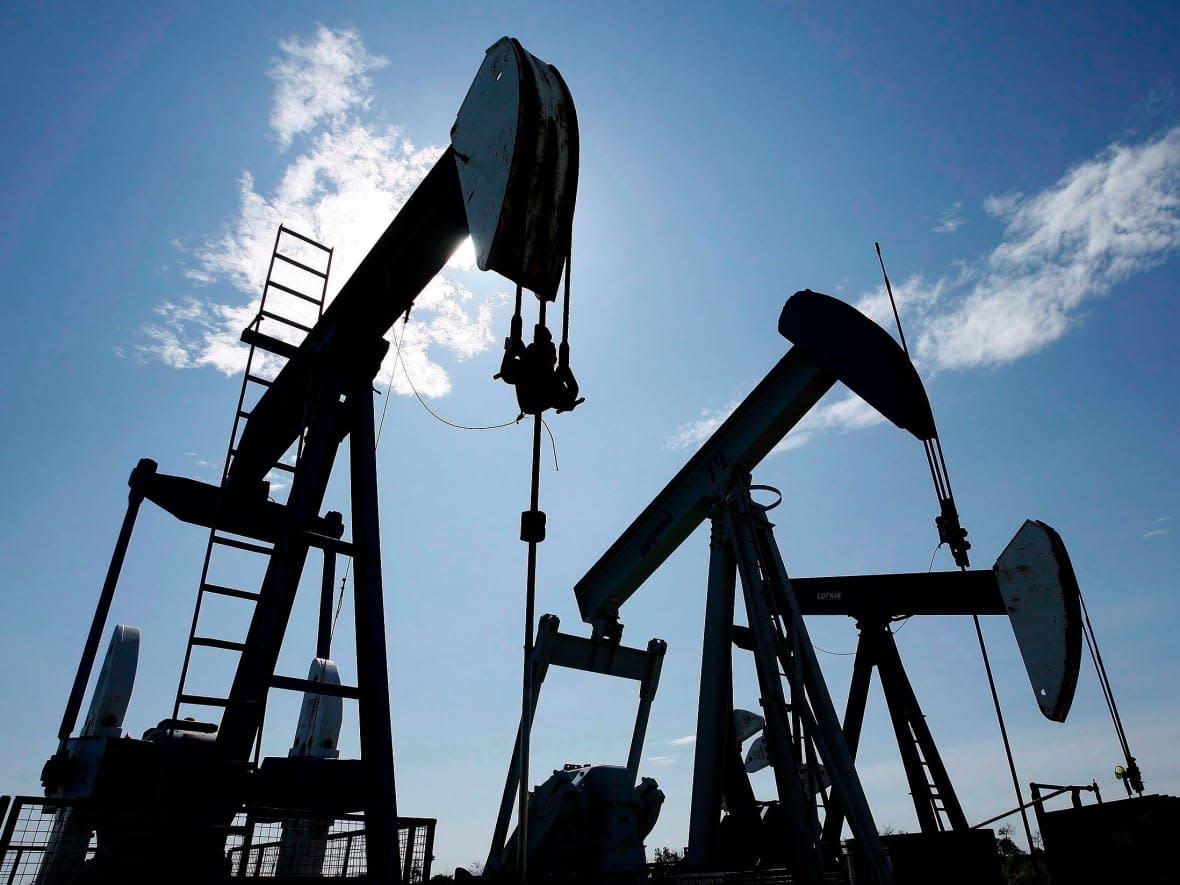 In Alberta alone, over the first 10 months of 2022, crude production averaged 3.7 million barrels per day — an all-time record thanks to surging global demand, according to ATB Financial.  (Larry MacDougal/The Canadian Press - image credit)