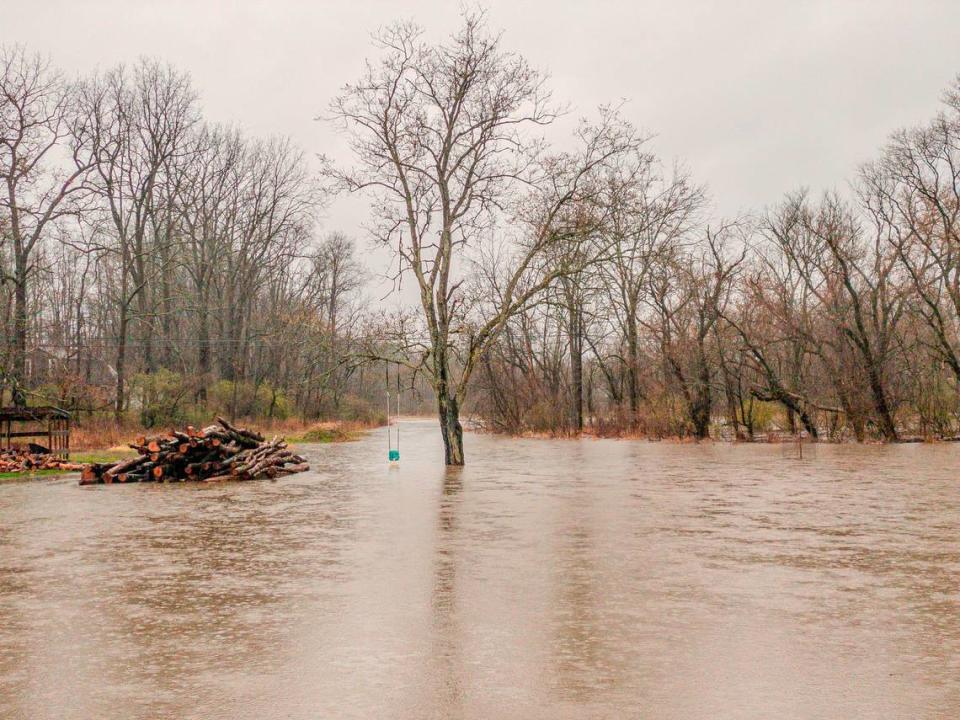 Spring Creek rises in an area off Houserville Road in College Township on Wednesday, April 2, 2024. R. Thomas Berner/Photo provided