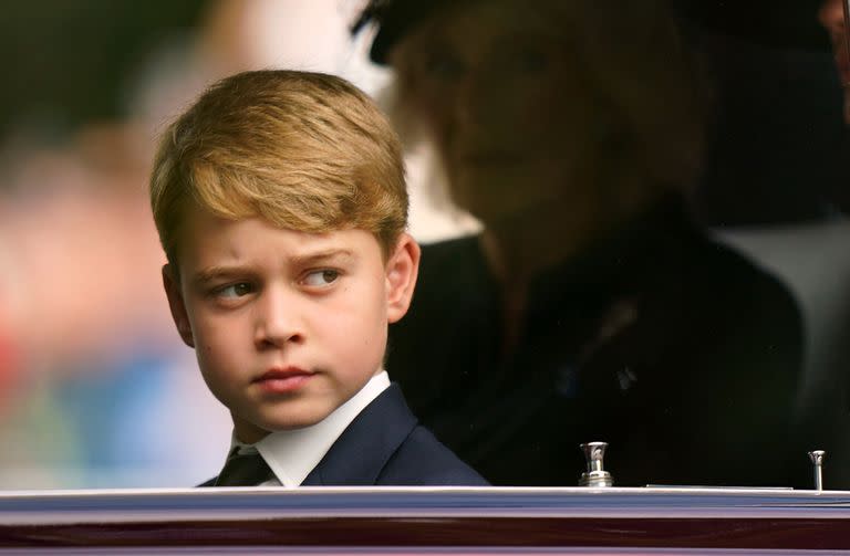 Príncipe George durante la coronación de Carlos III - Créditos: @Tim Goode