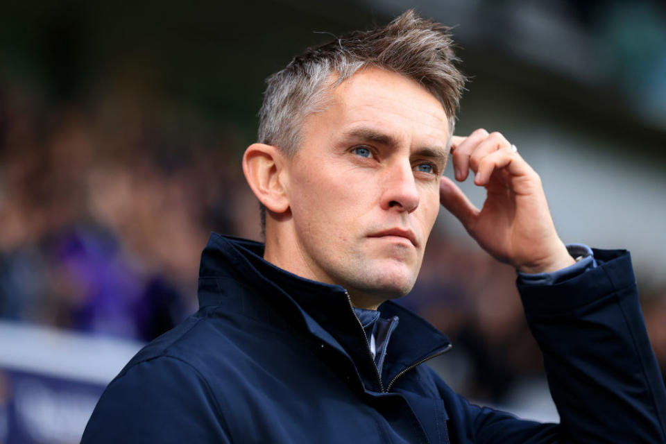 IPSWICH, ENGLAND - DECEMBER 16: Kieran McKenna, Manager of Ipswich Town during the Sky Bet Championship match between Ipswich Town and Norwich City at Portman Road on December 16, 2023 in Ipswich, England. (Photo by Stephen Pond/Getty Images)