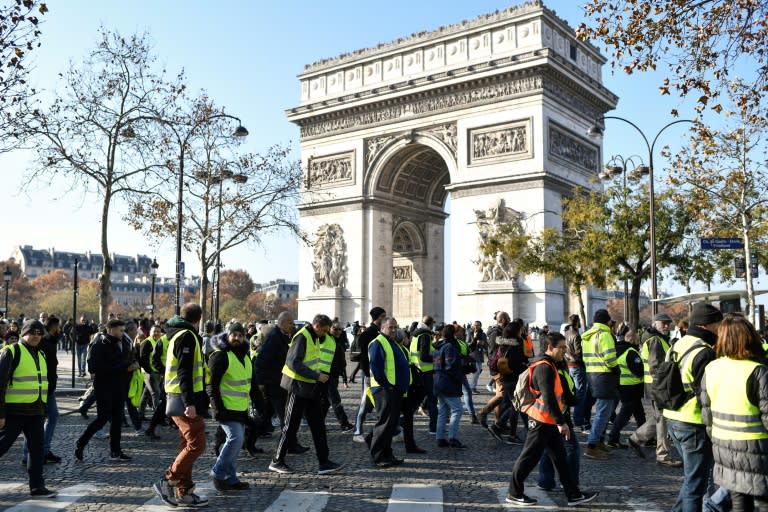 Two separate calls for mass protests in Paris on November 24 have been widely circulated on social media
