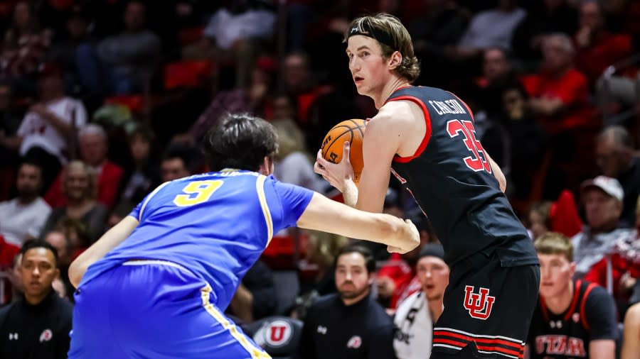 Utah Runnin’ Utes vs. UCLA Bruins at Jon M. Huntsman Center in Salt Lake City, UT on Thursday, January 11, 2024. Bryan Byerly