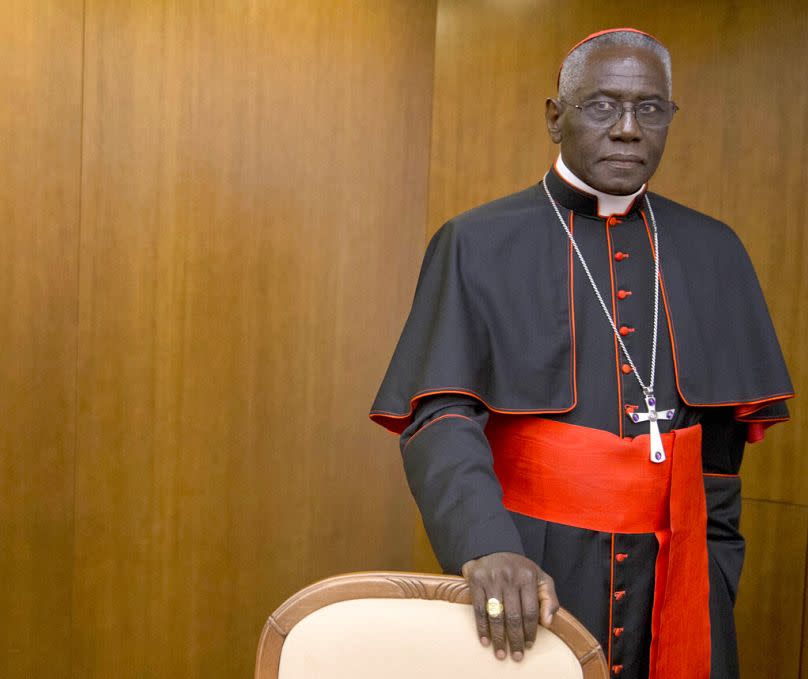 Guinean Cardinal Robert Sarah, the retired head of the Vatican's liturgy office, denounced the declaration known as Fiducia Supplicans, calling it the work of the devil.