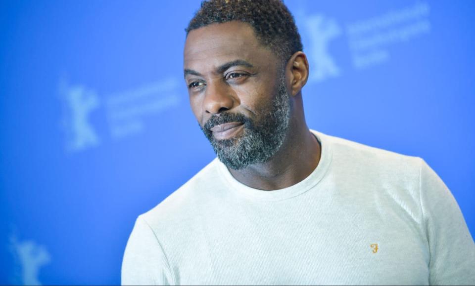 Idris Elba à Berlin, le 22 février 2018 - Stefanie LOOS / AFP