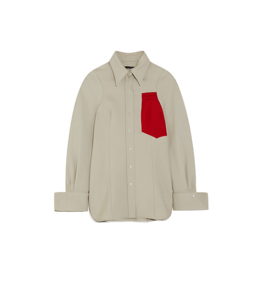 <p>Moss appliquéd wool shirt, $745 (on sale $373), <a rel="nofollow noopener" href="https://www.net-a-porter.com/us/en/product/939141/Joseph/moss-appliqued-wool-shirt" target="_blank" data-ylk="slk:net-a-porter.com;elm:context_link;itc:0;sec:content-canvas" class="link ">net-a-porter.com</a> </p>