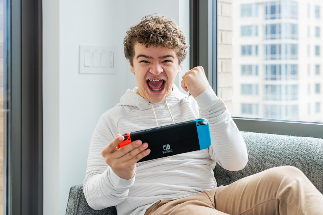 Matarazzo says he spends equal time playing 8-bit video games and modern ones on his Nintendo Switch. (Photo: Nintendo)
