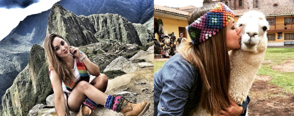 El más reciente viaje fue a Perú donde visitó Machupicchu, Cusco, Chinchero y más. Uno de sus lugares favoritos del mundo. 