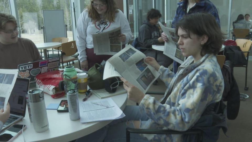 Arwen Holder says that physical newspapers make it easier to connect with the campus.