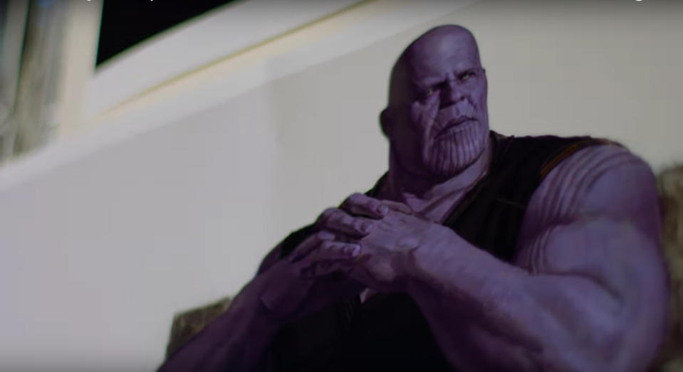 An artist's impression of Josh Brolin's super-villain Thanos (credit: Marvel Studios)