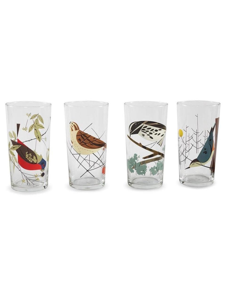 Charley Harper Original Birds Glasses