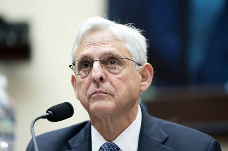 Attorney General Merrick Garland said Thursday that delays caused by a lack of leadership, training and tactics led to a "failure" police response at the 2022 mass shooting at a school in Uvalde, Texas. File Photo by Bonnie Cash/UPI