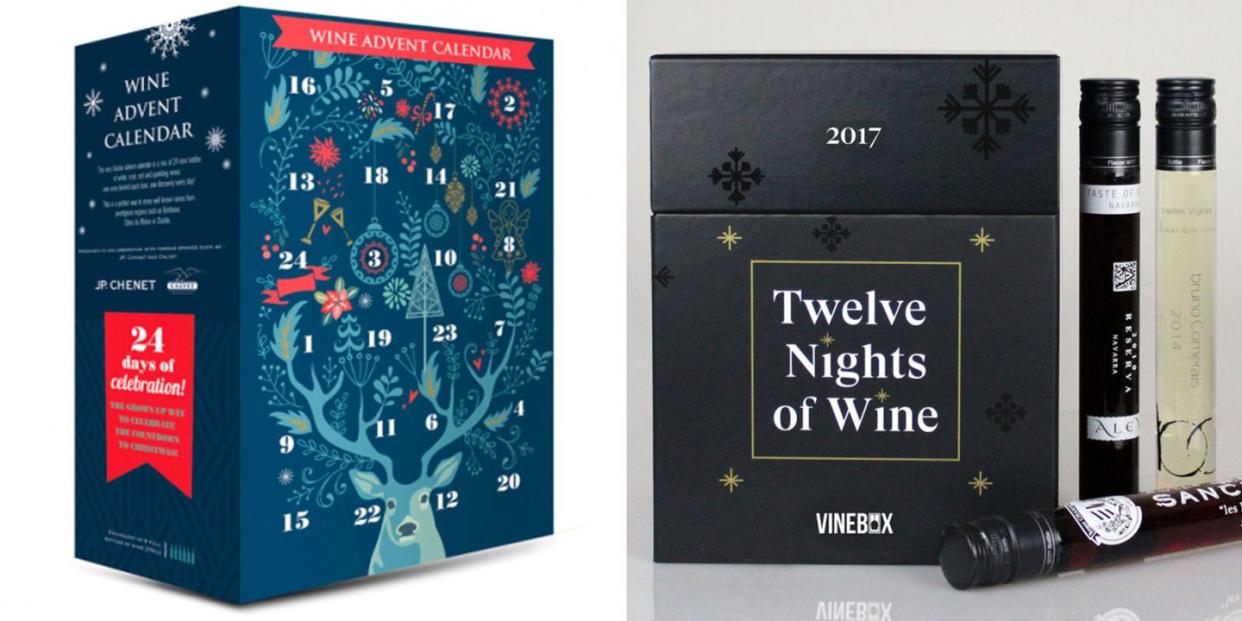 advent wine calendars