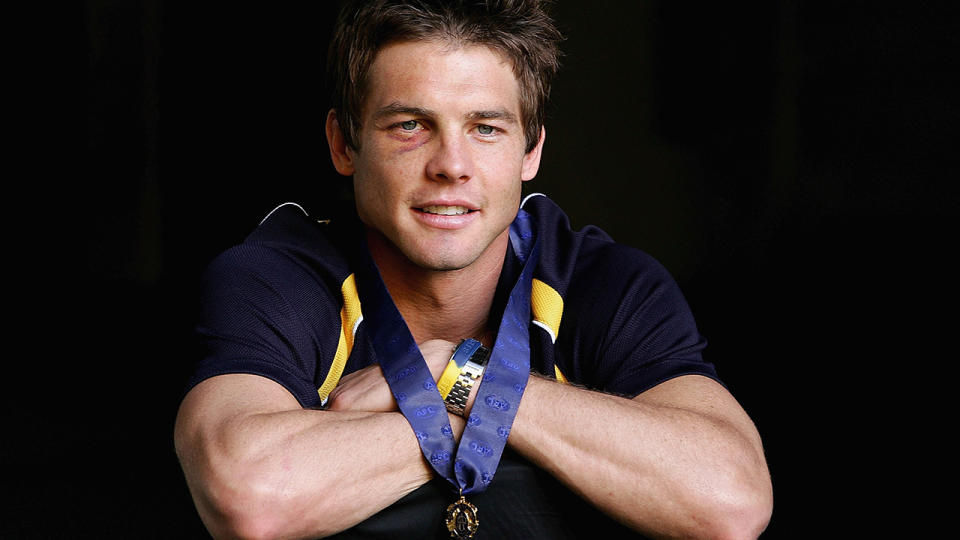 Ben Cousins won the Brownlow Medal in 2005, but the later half of his playing career and life after football have been dominated by drug issues and court appearances. (Photo by Paul Kane/Getty Images)