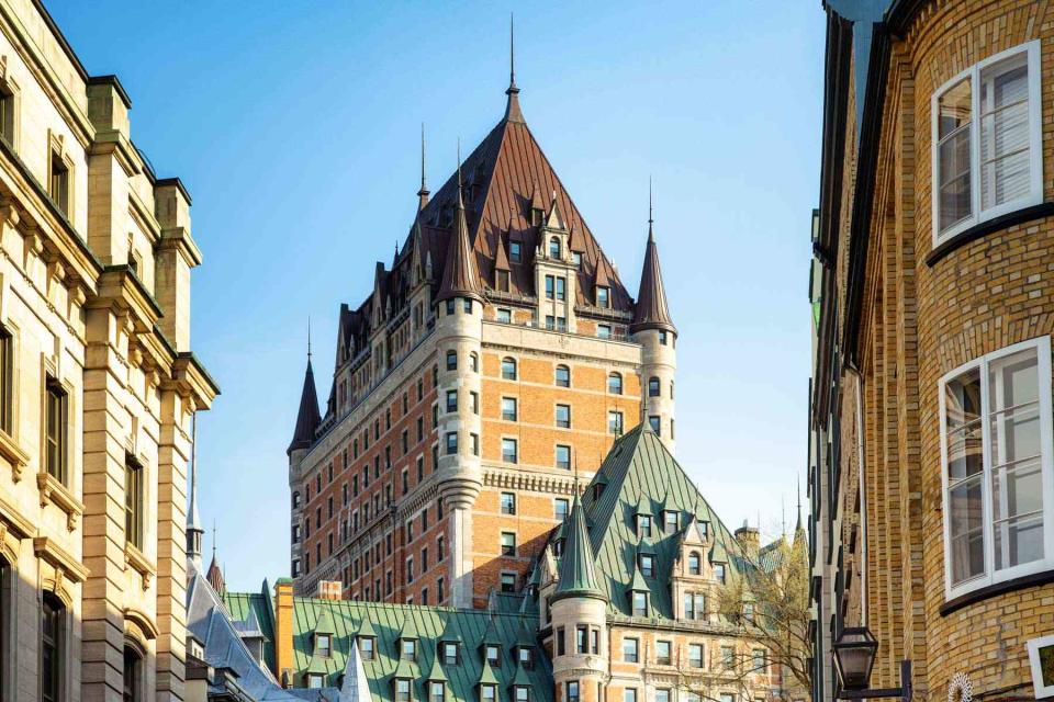 Nicolas McComber/Getty Images Today, Fairmont Le Château Frontenac claims to be the world’s most photographed hotel.