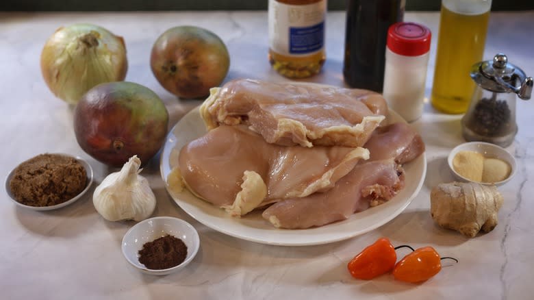 mango habanero grilled chicken ingredients