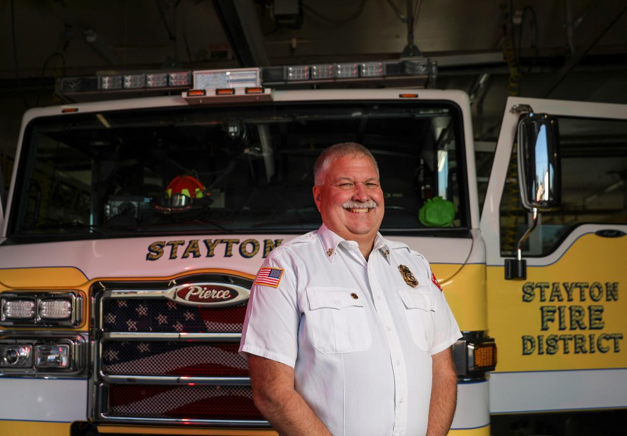 Stayton Fire Chief Jay Alley has been with the department for 38 years.
