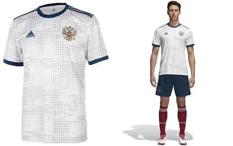 Russia 2018 World Cup away kit - Credit: Adidas