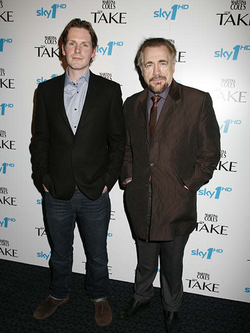 Shaun Evans and Brian Cox at The Take premiere