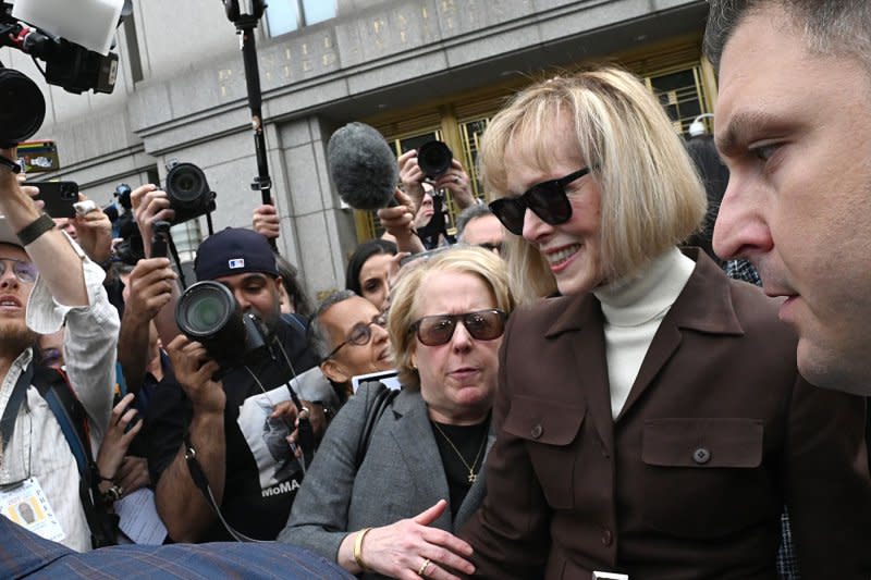 A jury in May found former president Donald Trump guilty of battery and defaming E. Jean Carroll. Carroll was back in court Wednesday seeking an additional $10 million from Trump for further defamatory comments made after the first verdict. File Photo by Louis Lanzano/UPI
