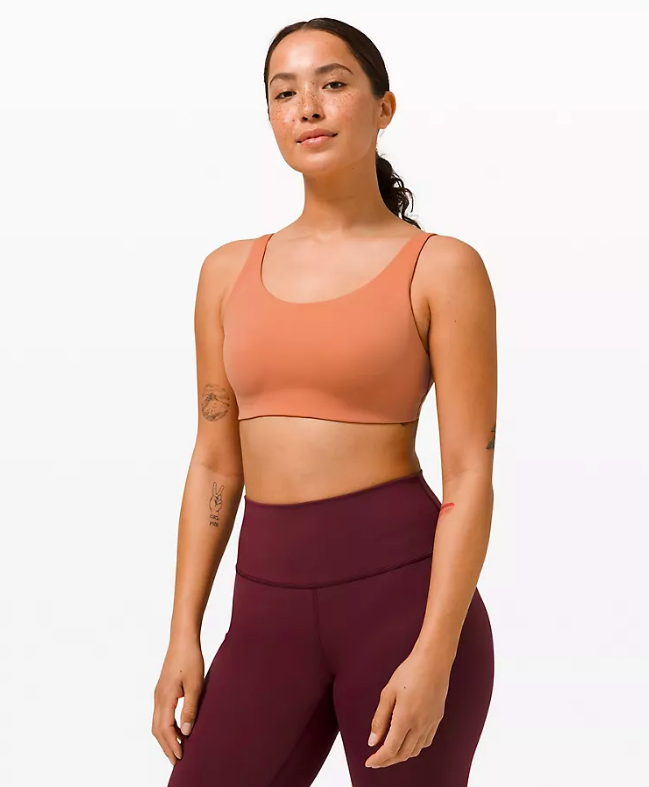 In Alignment Straight Strap Bra (Photo via Lululemon)