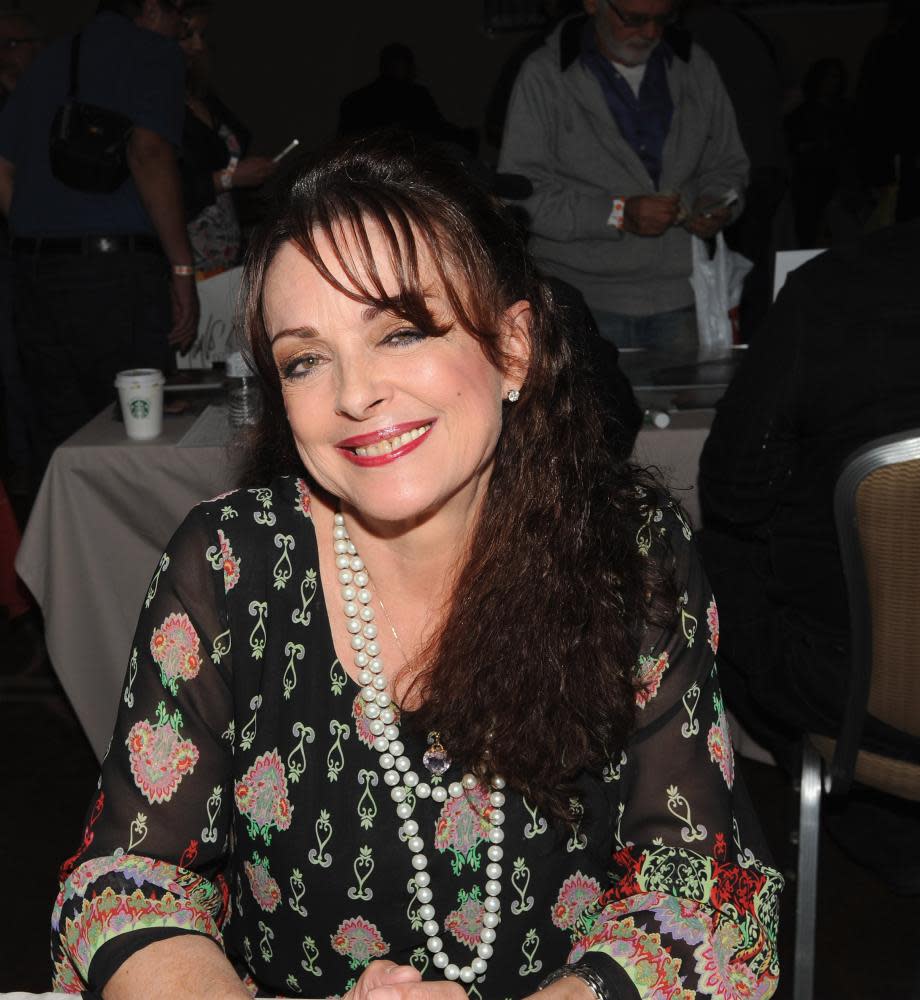 Lisa Loring at an expo in 2015 in New Jersey.