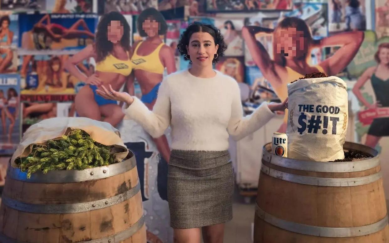 Actress and comedian Ilana Glazer features in Miller Lite’s campaign attempting to make amends for its sexualising of women in beer adverts 