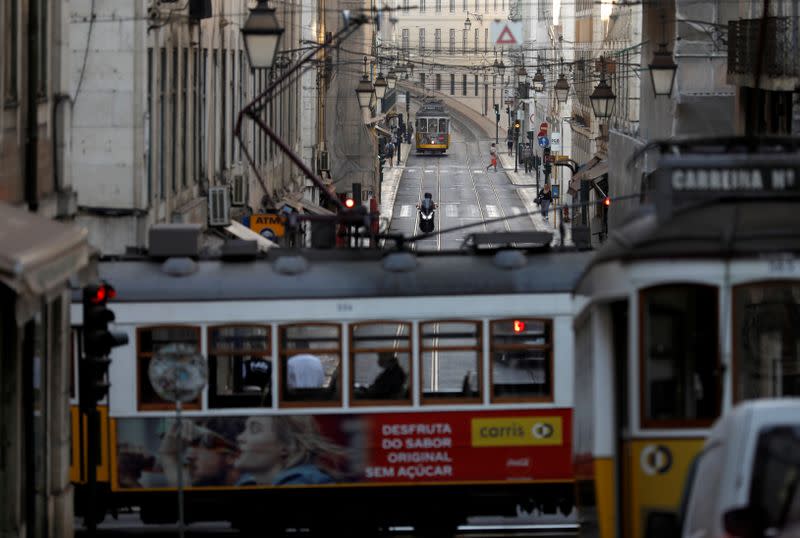 FILE PHOTO: Outbreak of the coronavirus disease (COVID-19) in Lisbon