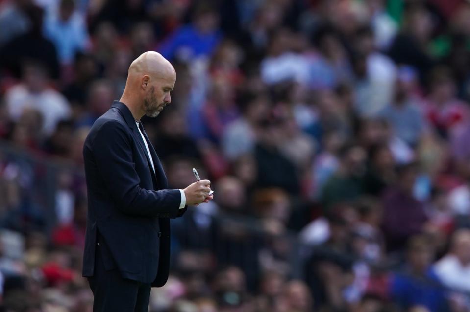 Man Utd are bottom of the league after back-to-back defeats under new manager Erik ten Hag (Dave Thompson/PA) (PA Wire)