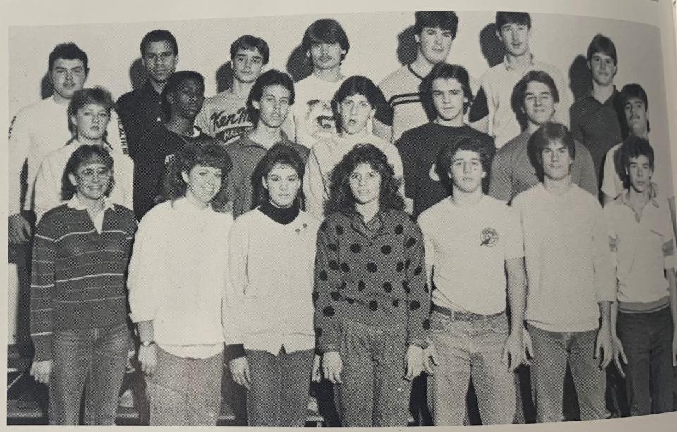 Roy Scott DePew, pictured in the top row fourth from left, was a member of McKinley High School's law enforcement club, where students learned various aspects of the law, during his junior year of high shool.