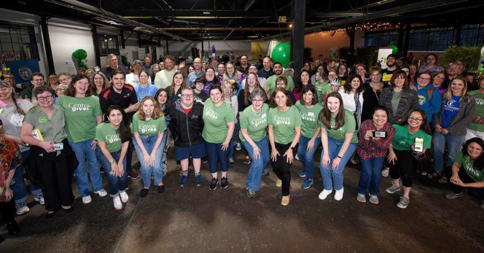 More than 30 nonprofits, and hundreds of people, celebrated the last hours of Centre Gives on Thursday. Nearly $2.5 million was raised for local nonprofits during the 36-hour annual online fundraising event. Pat Little/Courtesy of Centre Foundation