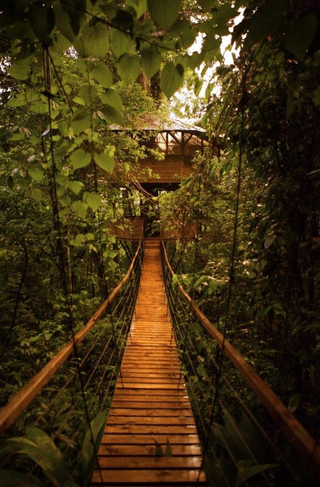 Old-school wooden bridges help keep people connected, too.