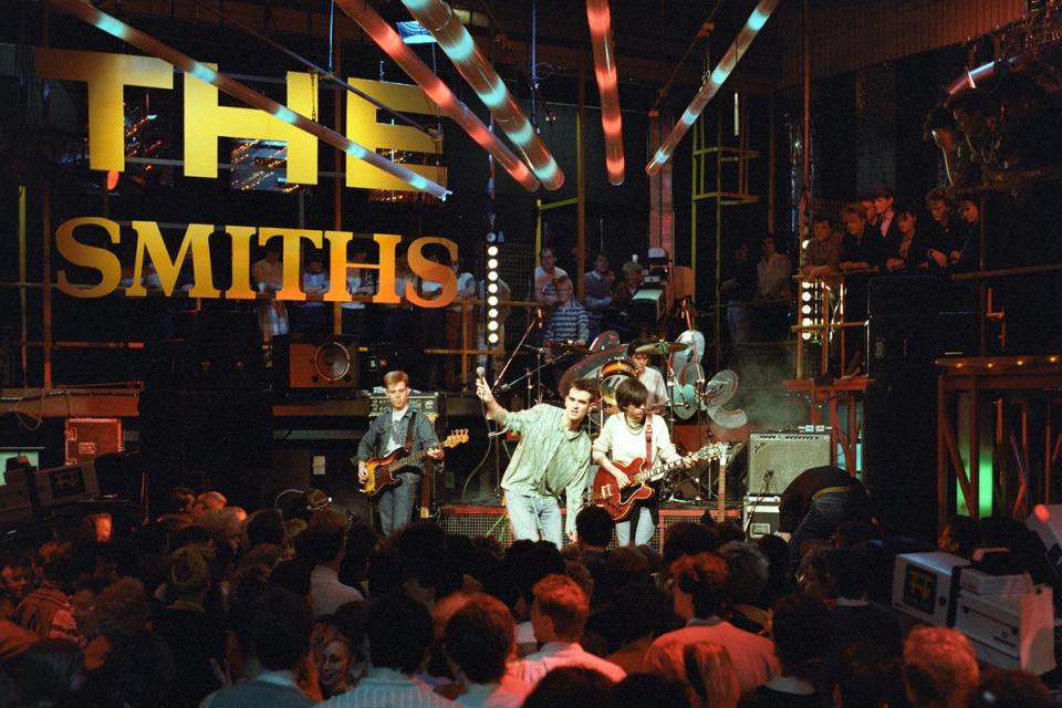 The Smiths perform on ‘The Tube’ (ITV/Shutterstock)