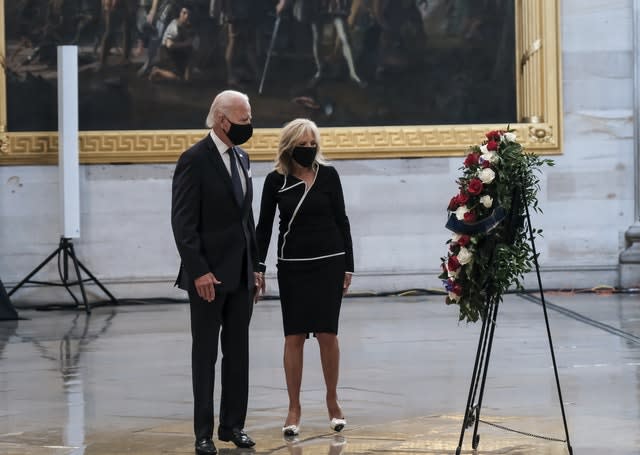 Wife Jill Biden is thought to be influential in the decision-making process (Michael A. McCoy/AP)