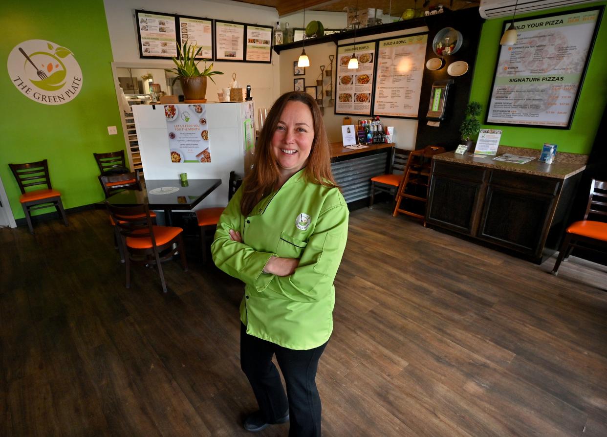 Danielle DesRosiers, owner of The Green Plate in Whitinsville.