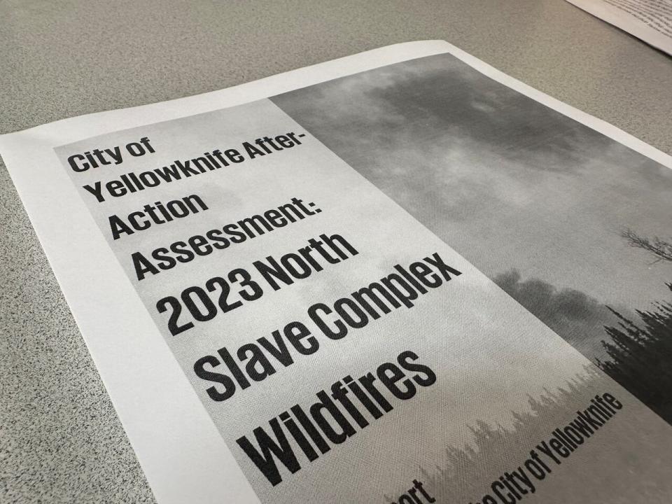 KPMG presented it's 130-page after action assessment to Yellowknife City Council on Monday afternoon. 