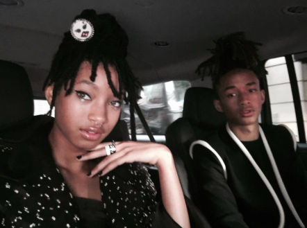 Willow and Jaden Smith