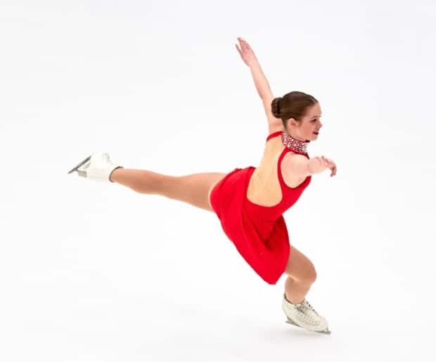 Yukon figure skater Mikayla Kramer competing at the 2019 Canada Winter Games. Kramer heads to the U.S. next month to join the cast of Disney On Ice. (Stephen Anderson Lindsay - image credit)