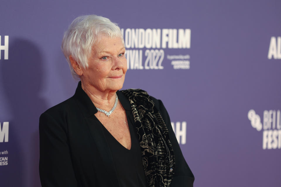 LONDON, ENGLAND - OCTOBER 09: Judi Dench attends the 