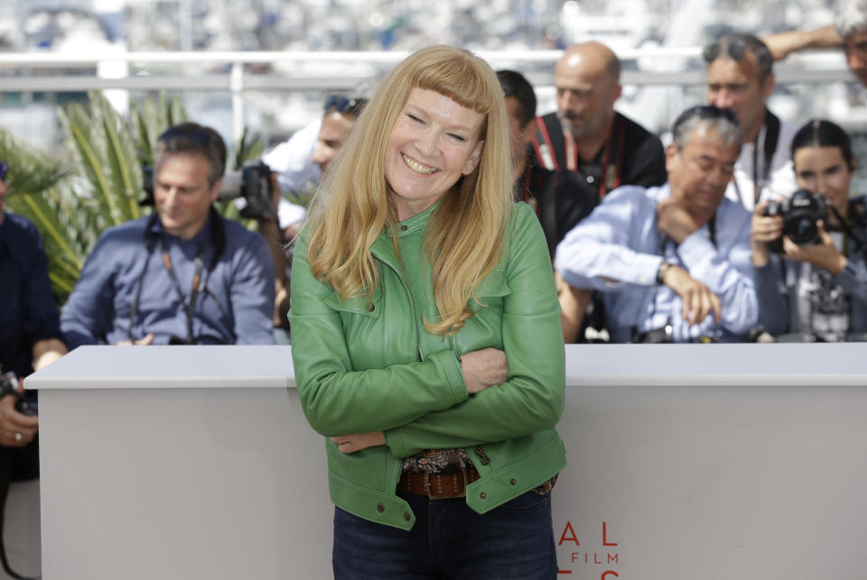 Andrea Arnold at the Cannes Film Festival for 'American Honey' in 2016. (Credit: AP Foto/Lionel Cironneau)