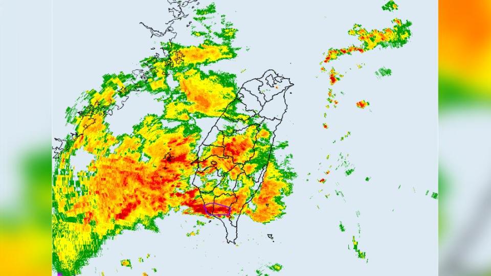 大雷雨即時訊息。（圖／氣象署）