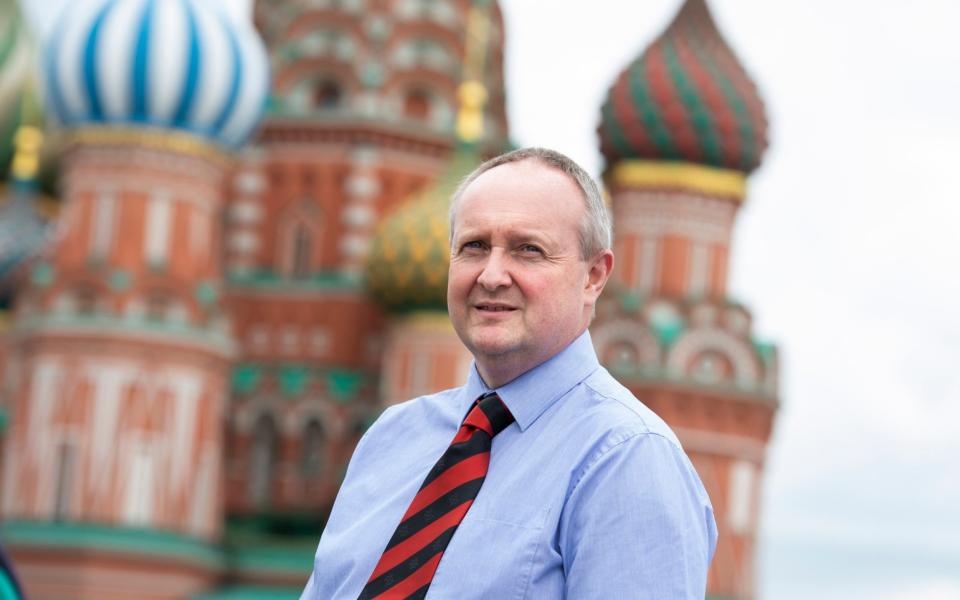 Deputy Chief Constable Mark Roberts in Russia for the 2018 World Cup - Julian Simmonds