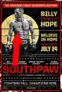 <p>The only thing heading south in this poster is Jake Gyllenhaal’s right pectoral. All that work in the gym undone in a single poster that misplaces his nipple in a most egregious fashion.</p>