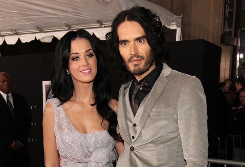 Russell Brand and his ex-wife Katy Perry