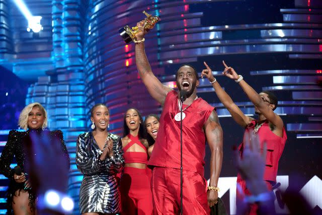 <p>Jeff Kravitz/Getty</p> Diddy at the 2023 MTV VMAs