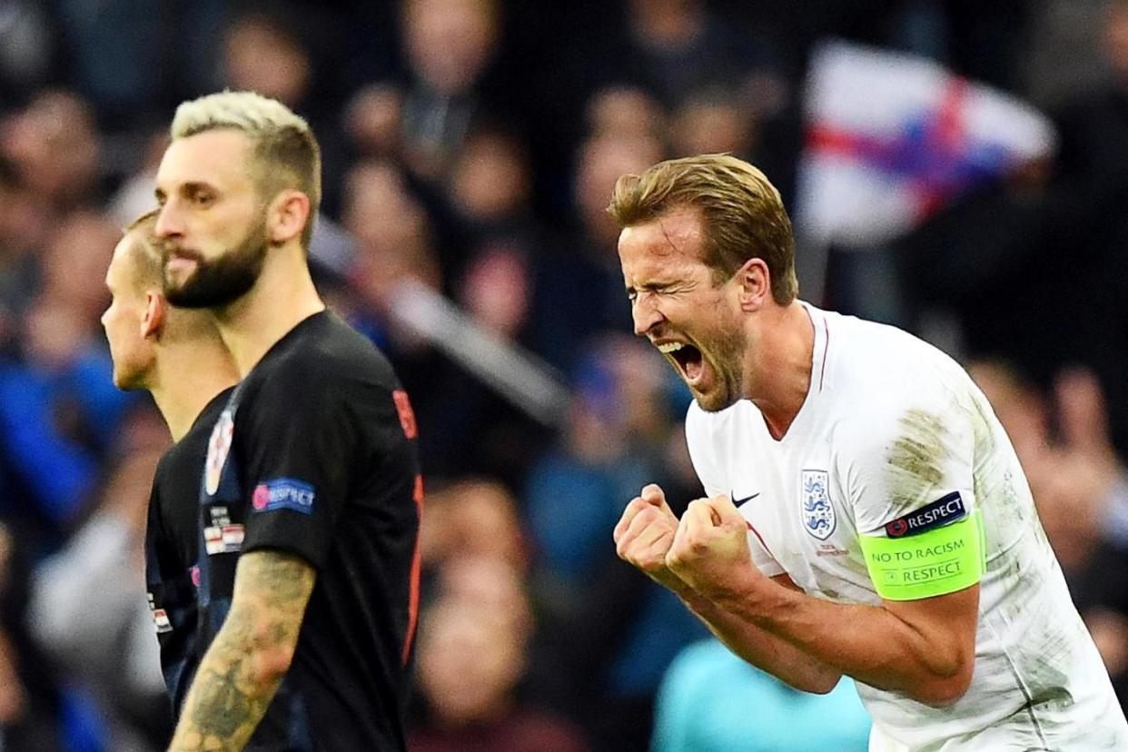 Harry Kane's goal completed the comeback win vs Croatia: EPA