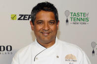 <p>The <em>Top Chef Masters </em>winner, who was first admitted to the hospital with a fever on March 18 and subsequently tested positive for COVID-19, <a href="https://people.com/food/famed-chef-floyd-cardoz-reportedly-dies-of-coronavirus-at-59/" rel="nofollow noopener" target="_blank" data-ylk="slk:died on March 25;elm:context_link;itc:0;sec:content-canvas" class="link ">died on March 25</a>.</p> <p>The beloved chef died at Mountainside Medical Center in New Jersey as a result of complications from <a href="https://people.com/tag/coronavirus/" rel="nofollow noopener" target="_blank" data-ylk="slk:coronavirus;elm:context_link;itc:0;sec:content-canvas" class="link ">coronavirus</a>, a spokesperson for his Hunger Inc. Hospitality Group confirmed to PEOPLE. He was 59.</p> <p>At the time, he posted an update on his <a href="https://www.instagram.com/p/B92S1FunVEX/?utm_source=ig_embed" rel="nofollow noopener" target="_blank" data-ylk="slk:Instagram page;elm:context_link;itc:0;sec:content-canvas" class="link ">Instagram page</a>, saying he sought medical help as a "precautionary measure."</p> <p>"Sincere apologies everyone. I am sorry for causing undue panic around my earlier post. I was feeling feverish and hence as a precautionary measure, admitted myself into hospital in New York," he wrote, adding he "was hugely anxious about my state of health."</p> <p>Cardoz is survived by his mother Beryl, his wife and business partner, Barkha, whom he met at hospitality school in India, and their two sons, Peter, 27, and Justin, 22.</p>